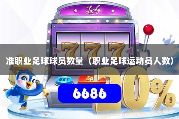 准职业足球球员数量（职业足球运动员人数）